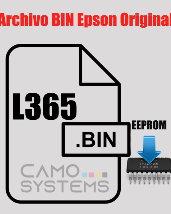 Archivo Bin Epson L365 EEPROM Firmware original
