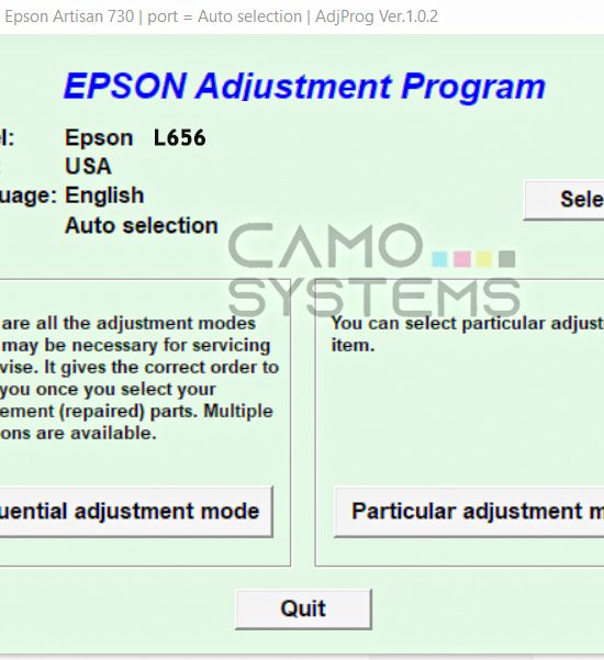 Reset Epson L656 Adjustment Program epson