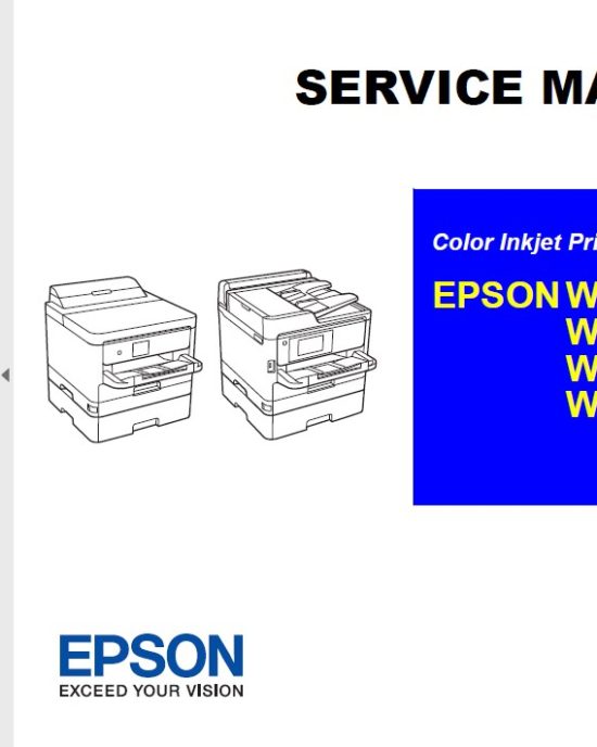 Manual de servicio de las impresoras Epson WF-C5210, WF-C5290, WF-C5710, WF-C5790, ET-8700 ¡