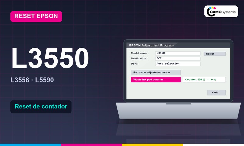 Reset Epson L3550