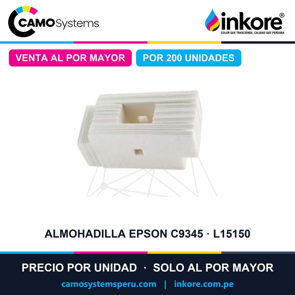 Almohadilla de mantenimiento Epson C9345 / L15150 - Precio al por mayor por 200 unidades