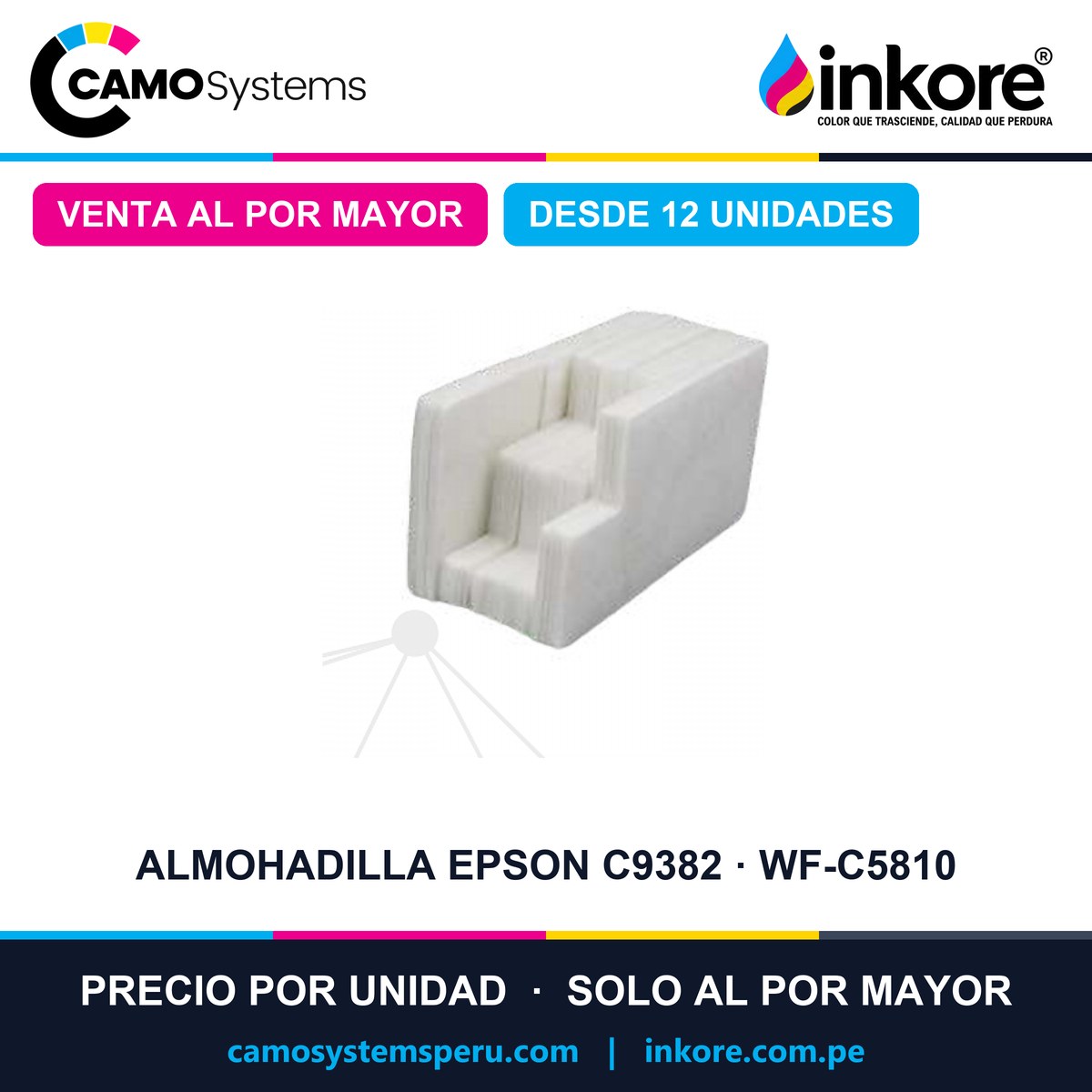 Almohadilla de mantenimiento Epson C9382 / WF-C5810 - Precio al por mayor desde 12 unidades