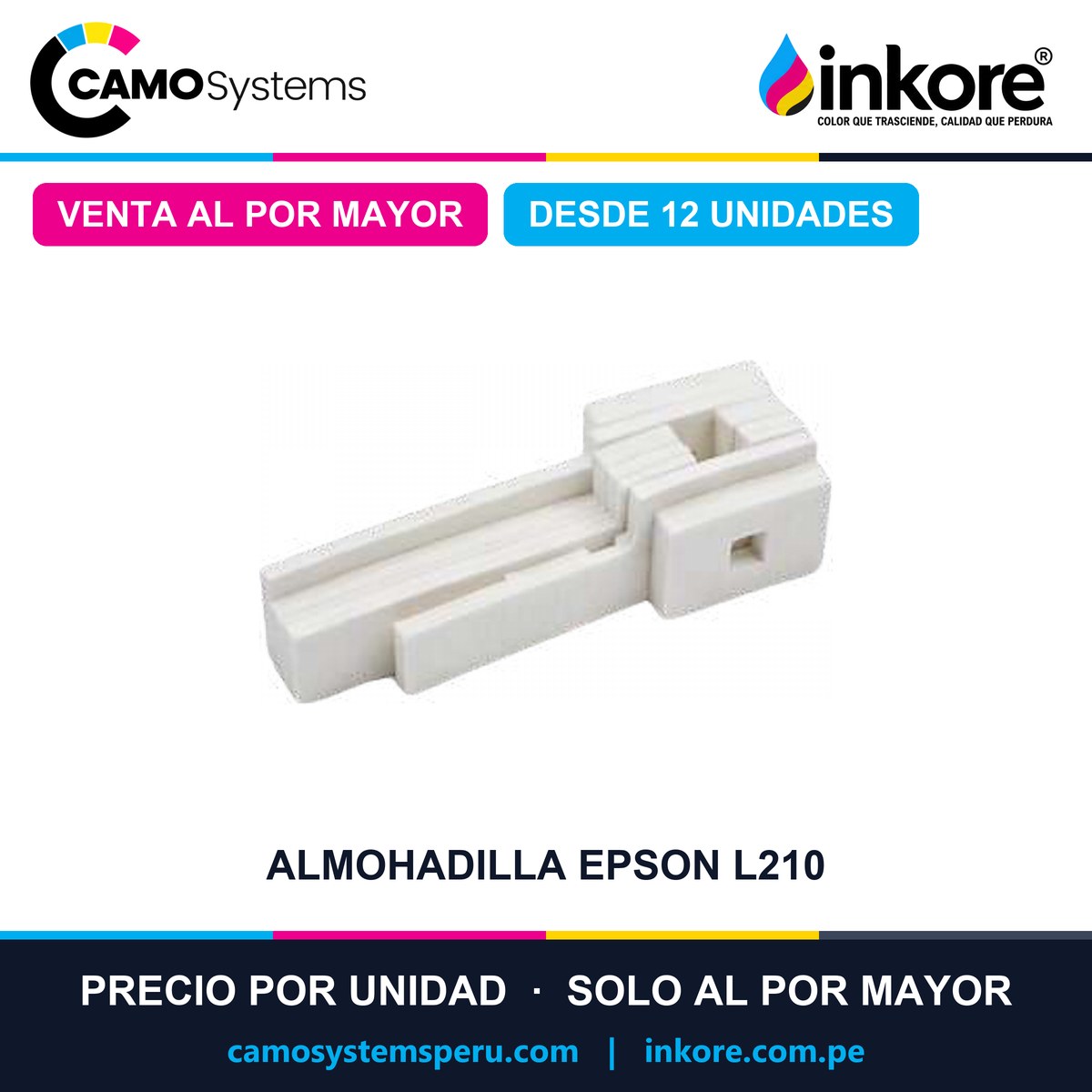Almohadilla de mantenimiento Epson L210 - Precio al por mayor desde 12 unidades