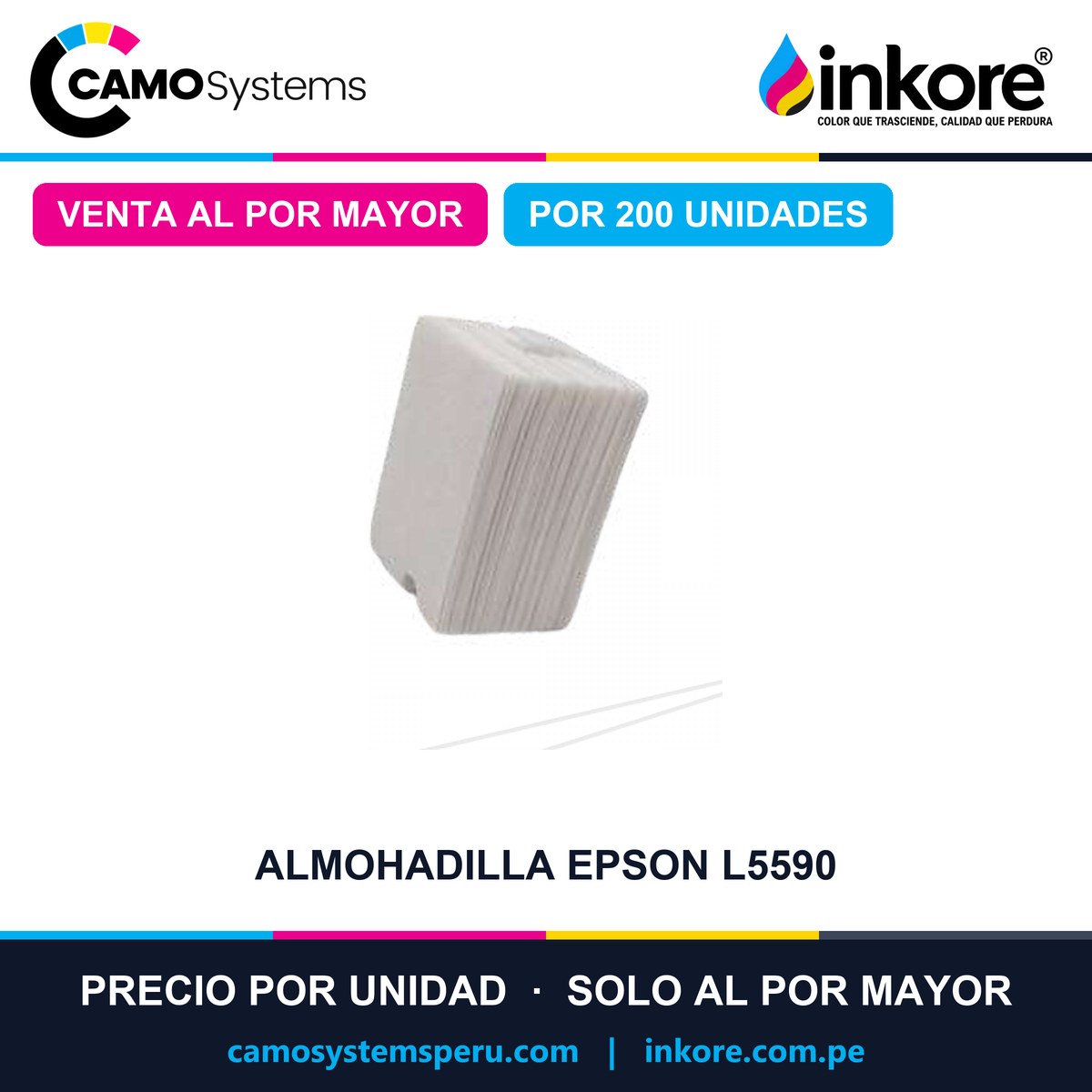 Almohadilla de mantenimiento Epson L5590 - Precio al por mayor por 200 unidades