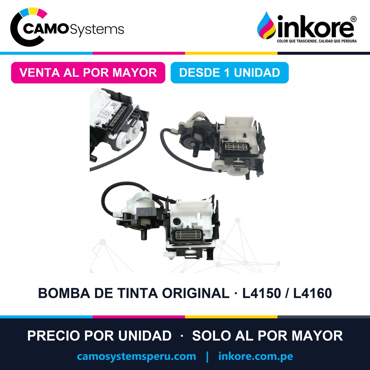Bomba de tinta original Epson L4150 / L4160 - Precio al por mayor desde 1 unidad