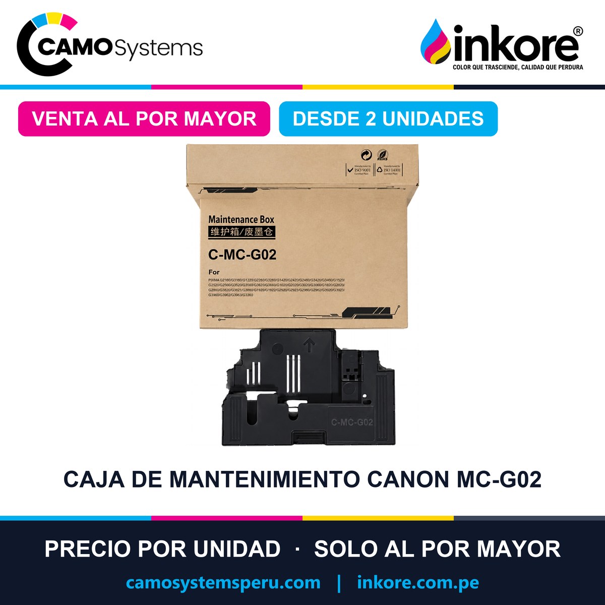 Caja de mantenimiento Canon MC-G02 - Precio al por mayor desde 2 unidades