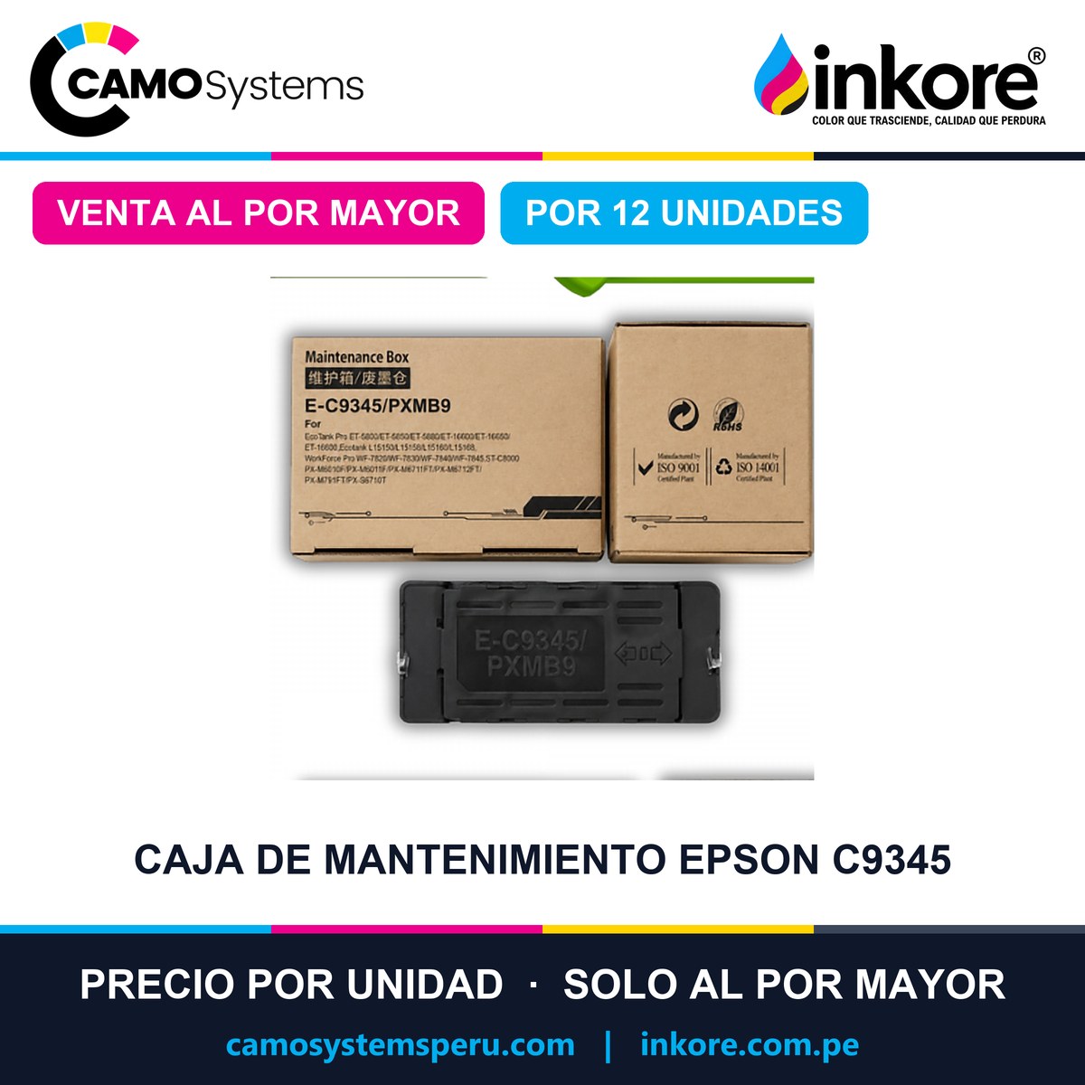 Caja de mantenimiento Epson C9345 - Precio al por mayor por 12 unidades