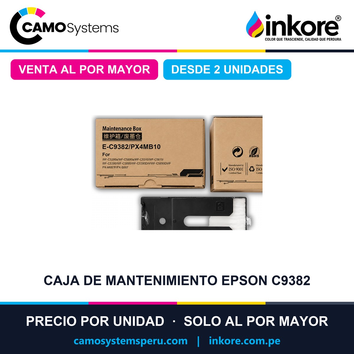 Caja de mantenimiento Epson C9382 - Precio al por mayor desde 2 unidades