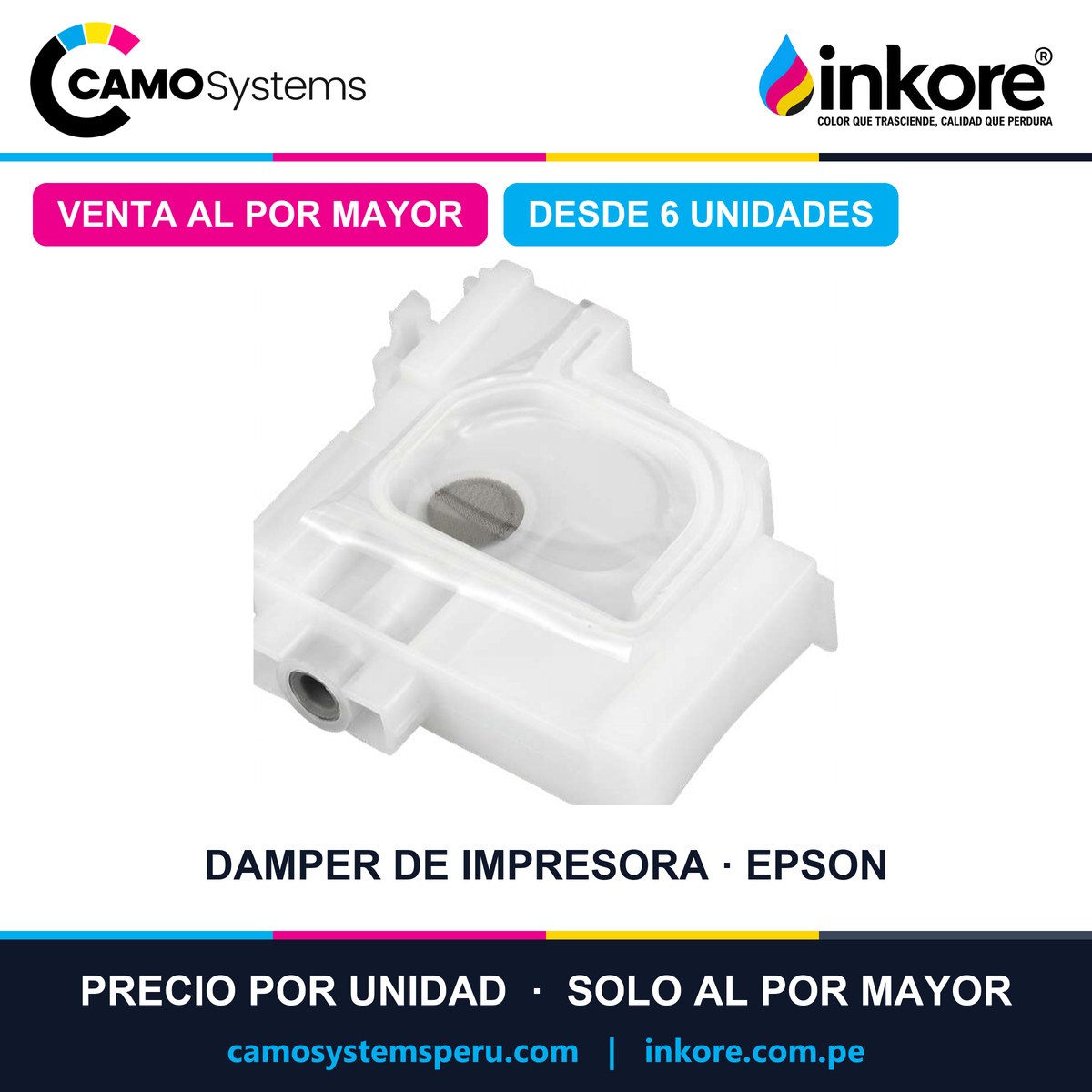 Damper de impresora Epson L210 / L380 / L355 / L475 / L555 / L565 - Precio al por mayor desde 6 unidades