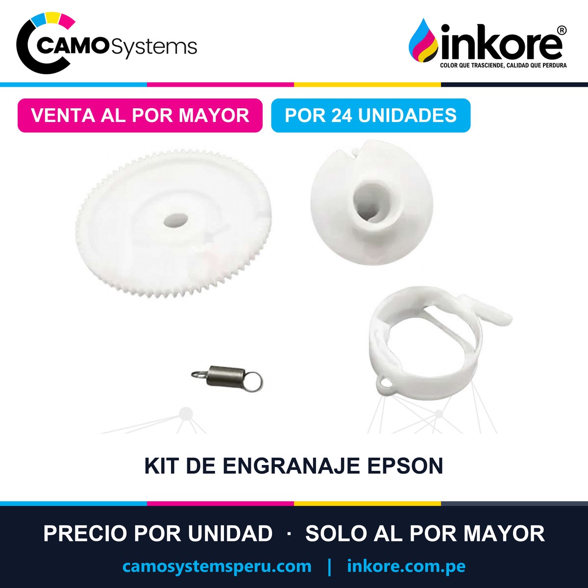 Kit de engranaje Epson (L3100 a L6198) - Precio al por mayor por 24 unidades