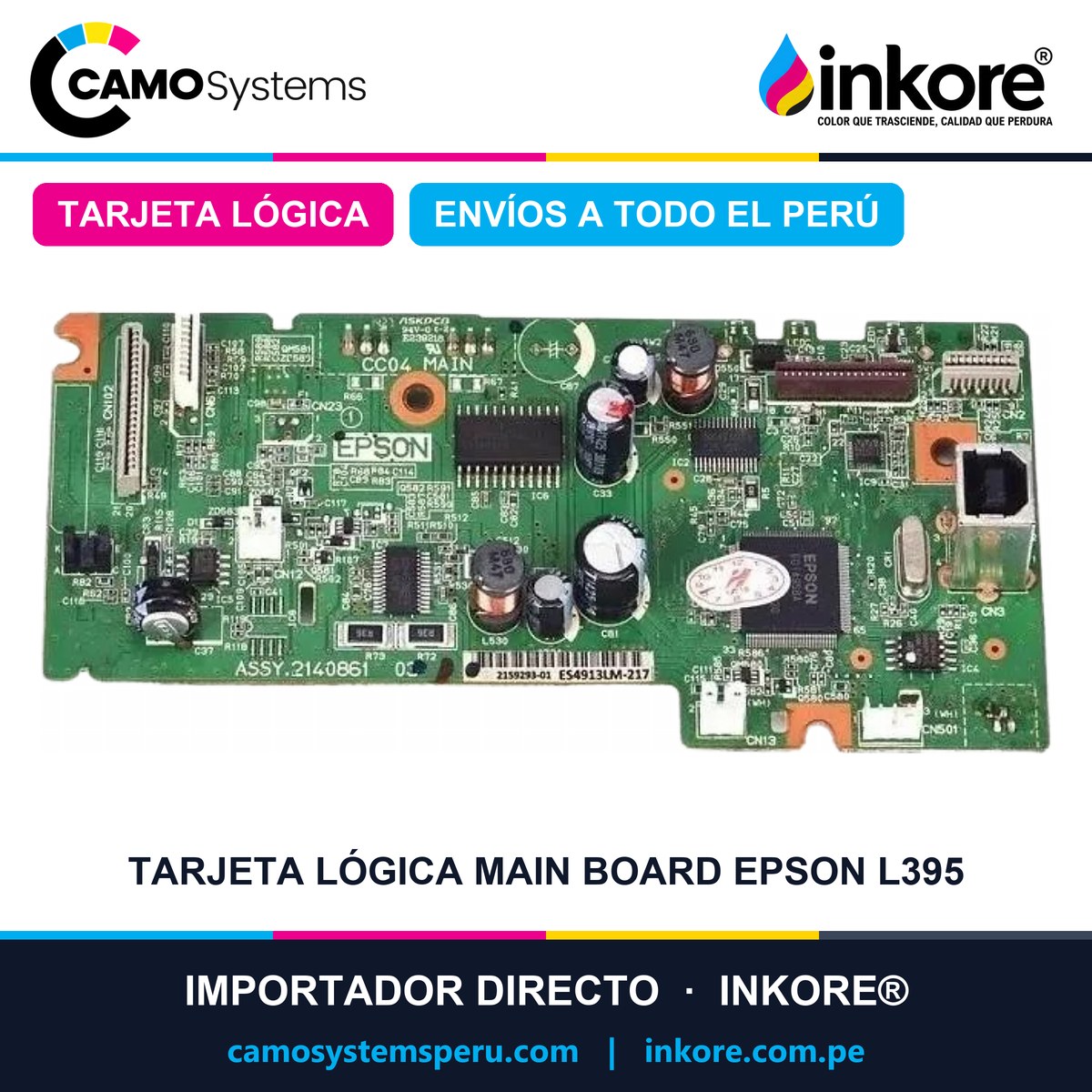 Tarjeta Lógica Main Board Epson L395