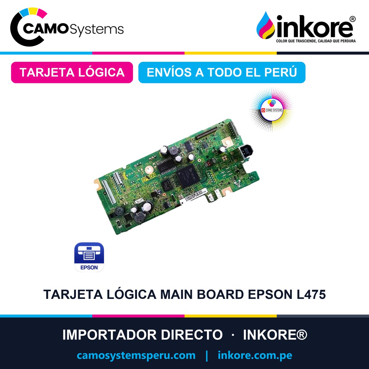Tarjeta Lógica Main Board Epson L475