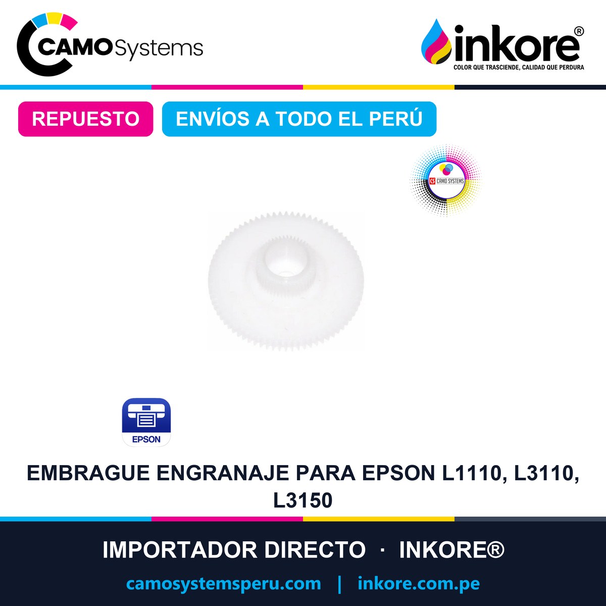 Embrague Engranaje Para Epson L1110, L3110, L3150