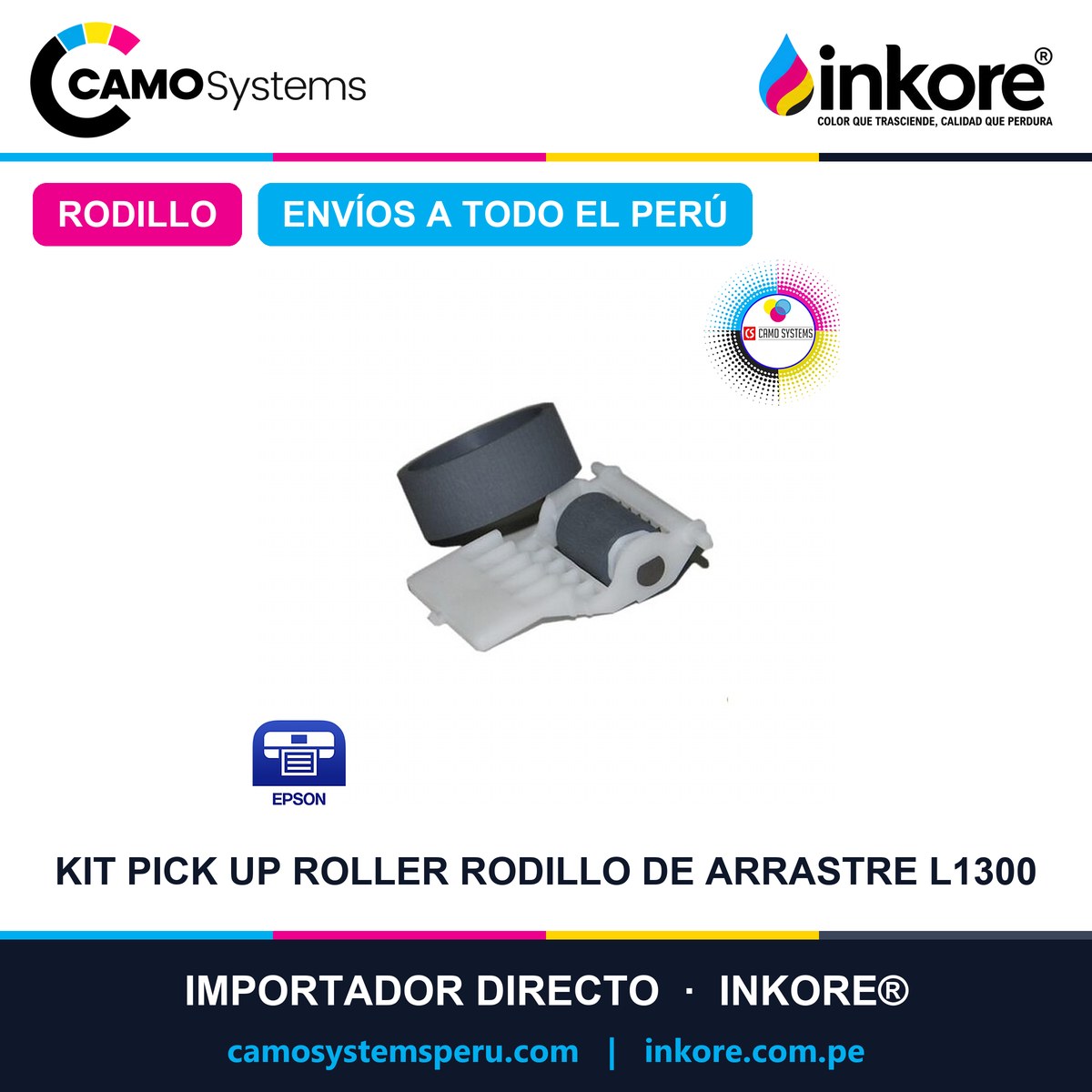 Kit Pick Up Roller Rodillo De Arrastre L1300