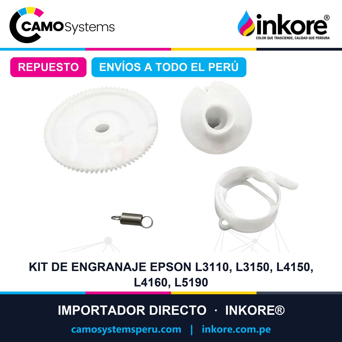 Kit De Engranaje Epson L3110, L3150, L4150, L4160, L5190