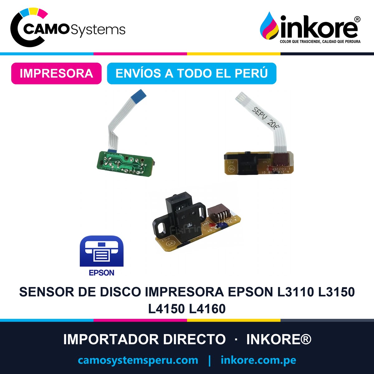 Sensor De Disco Impresora Epson L3110 L3150 L4150 L4160