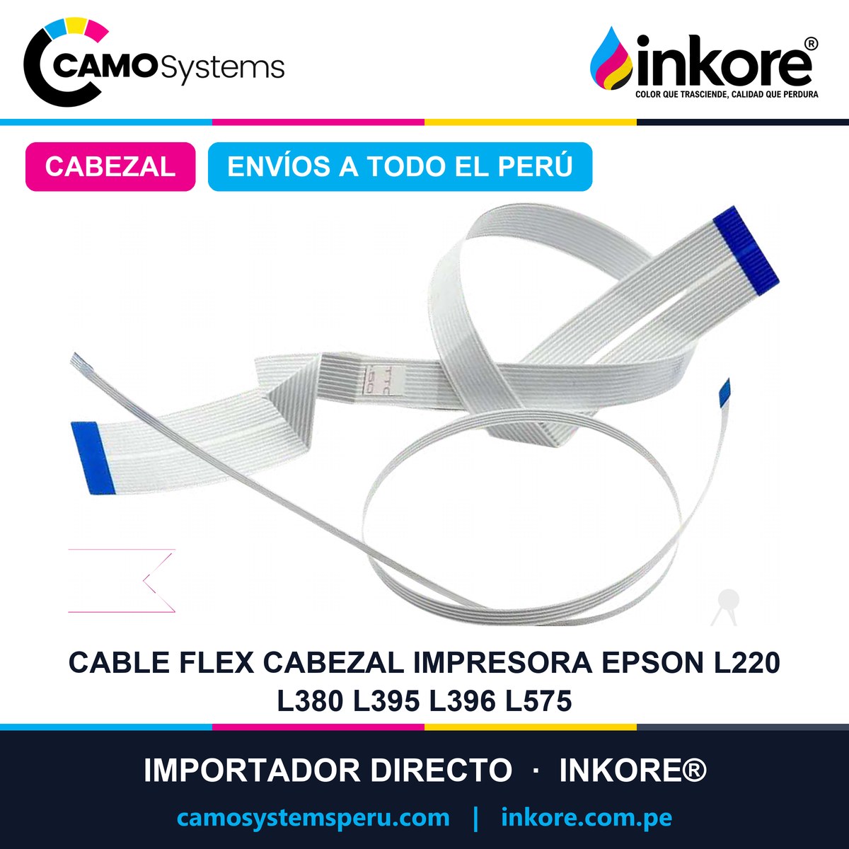 Cable Flex Cabezal Impresora Epson L220 L380 L395 L396 L575