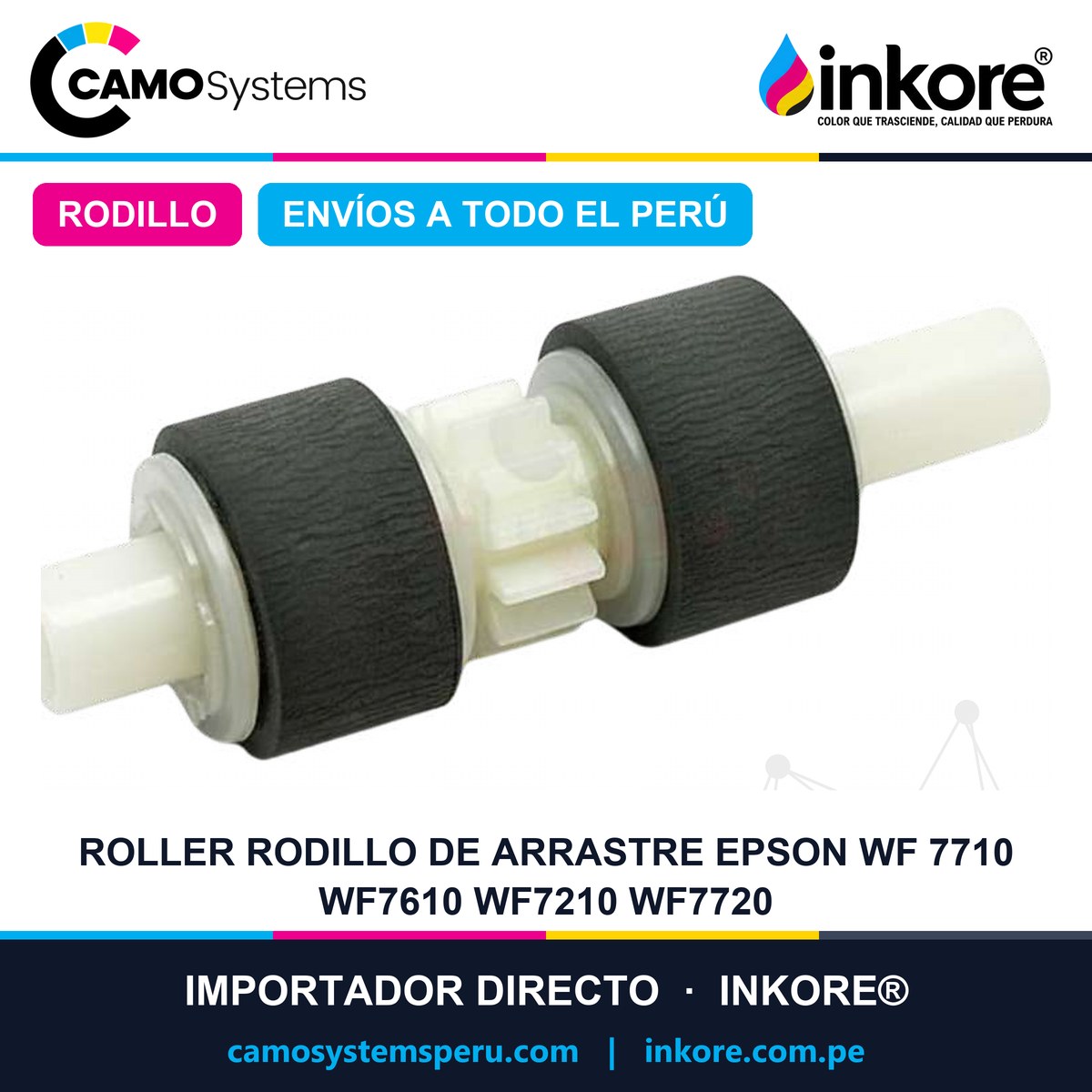 Roller Rodillo De Arrastre Epson Wf 7710 Wf7610 Wf7210 Wf7720