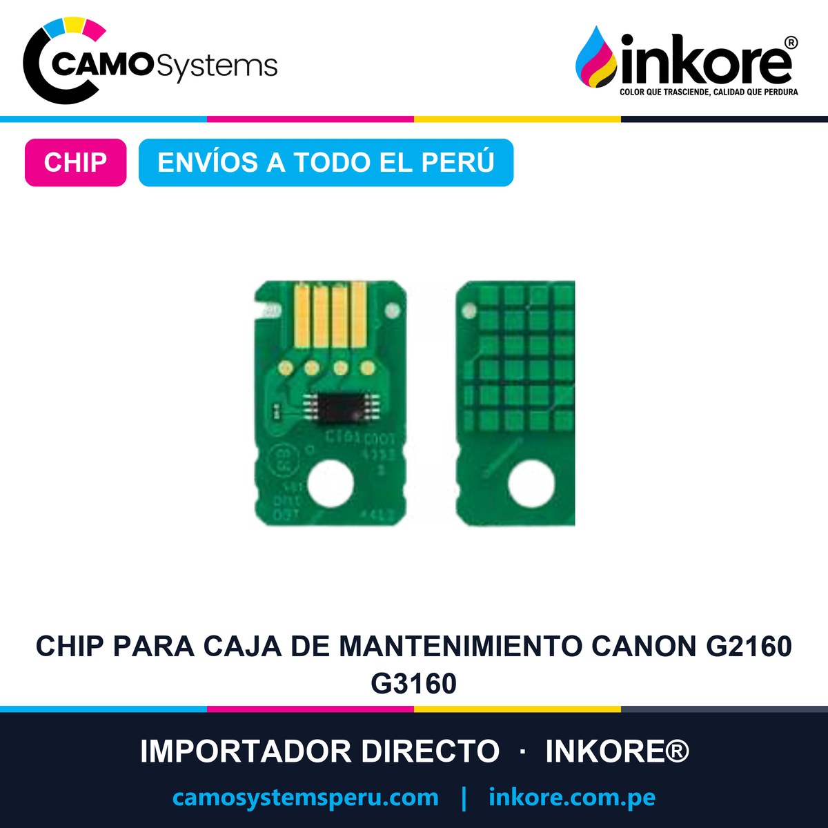 Chip Para Caja De Mantenimiento Canon G2160 G3160