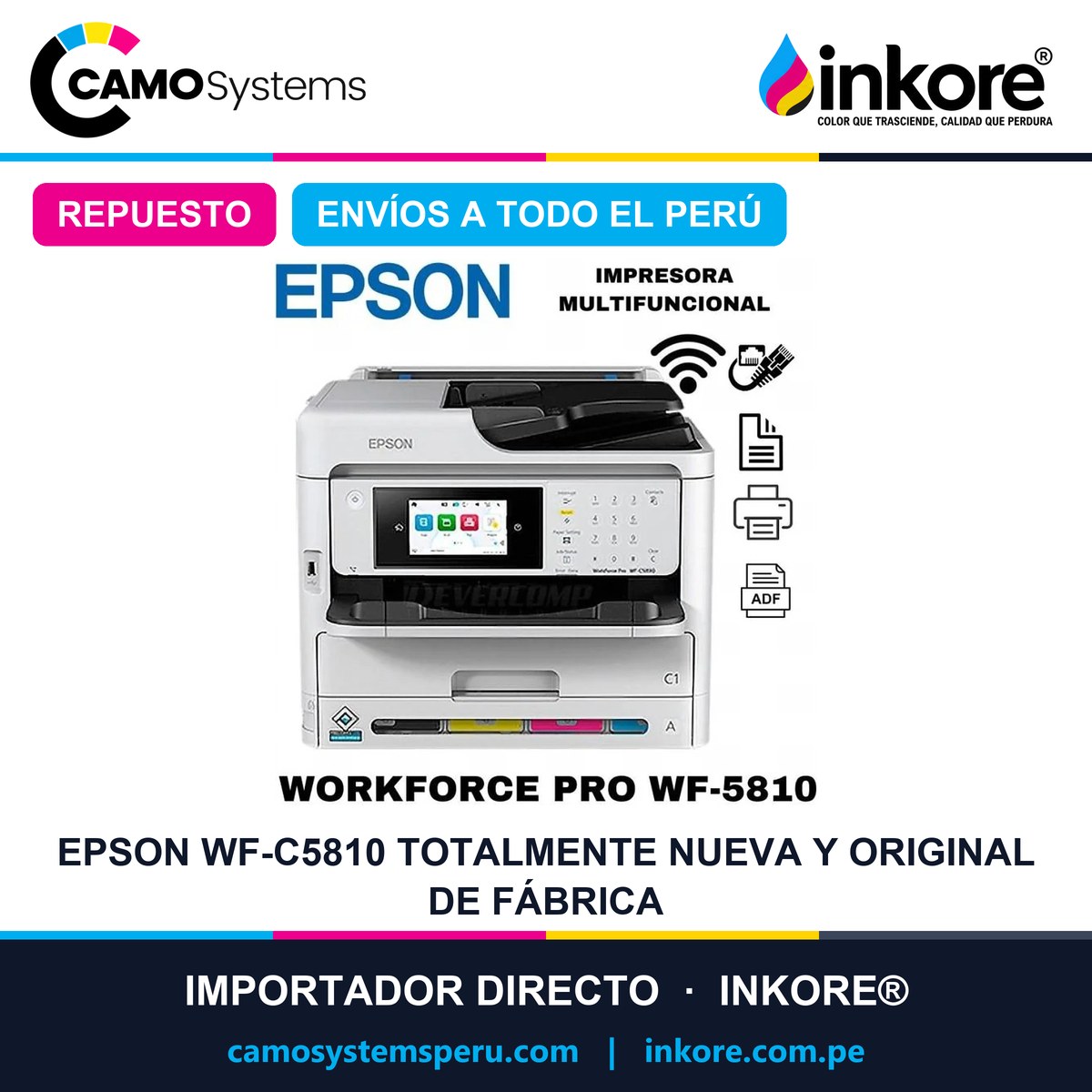 Epson WF-C5810 totalmente nueva y original de fábrica