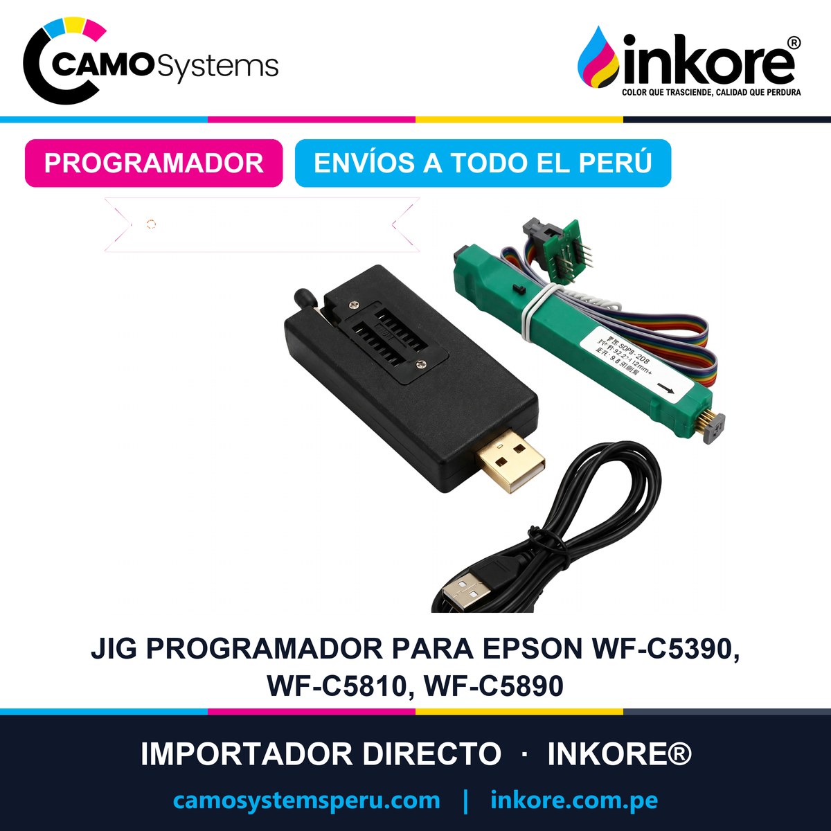 Jig programador para Epson WF-C5390, WF-C5810, WF-C5890