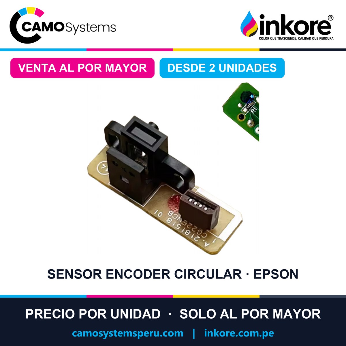 Sensor encoder circular compatible Epson - Precio al por mayor desde 2 unidades