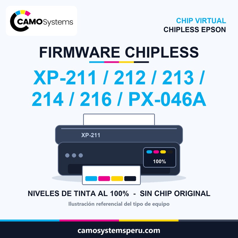 Firmware chipless Epson - Camo Systems