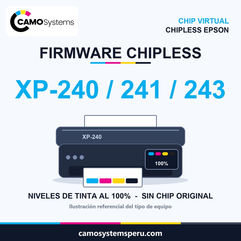 Firmware chipless Epson - Camo Systems