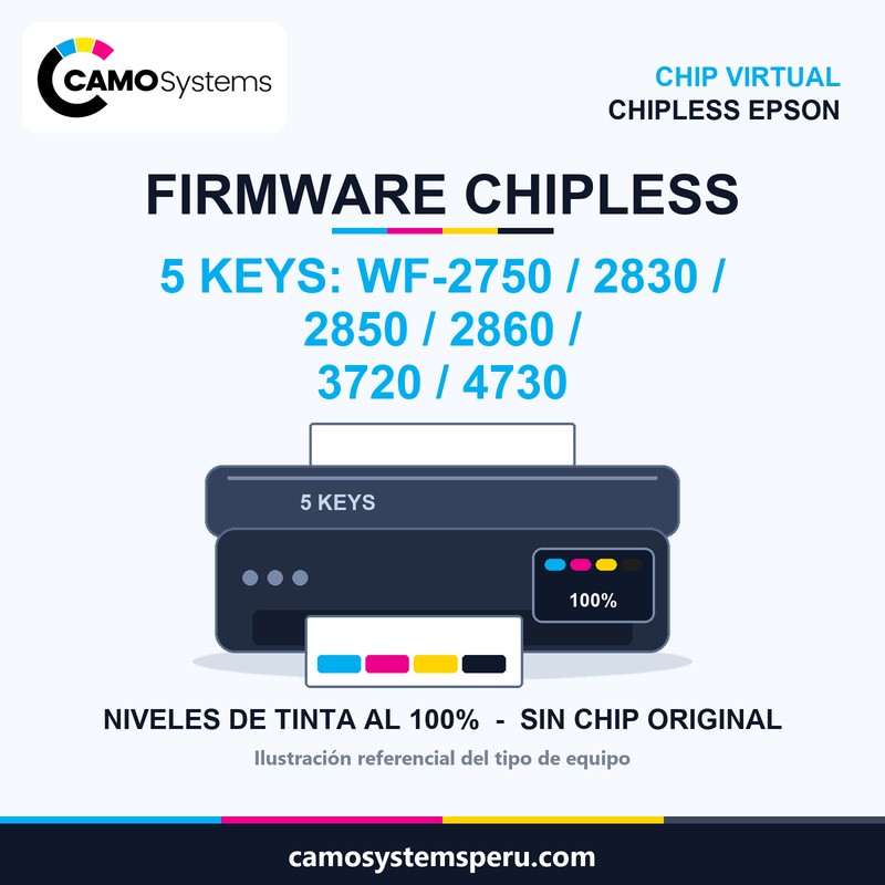 Firmware chipless Epson - Camo Systems