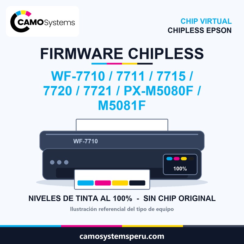 Firmware chipless Epson - Camo Systems