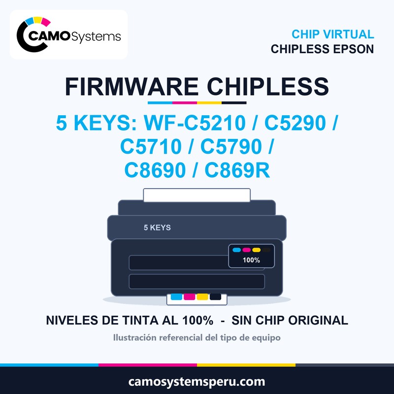 Firmware chipless Epson - Camo Systems