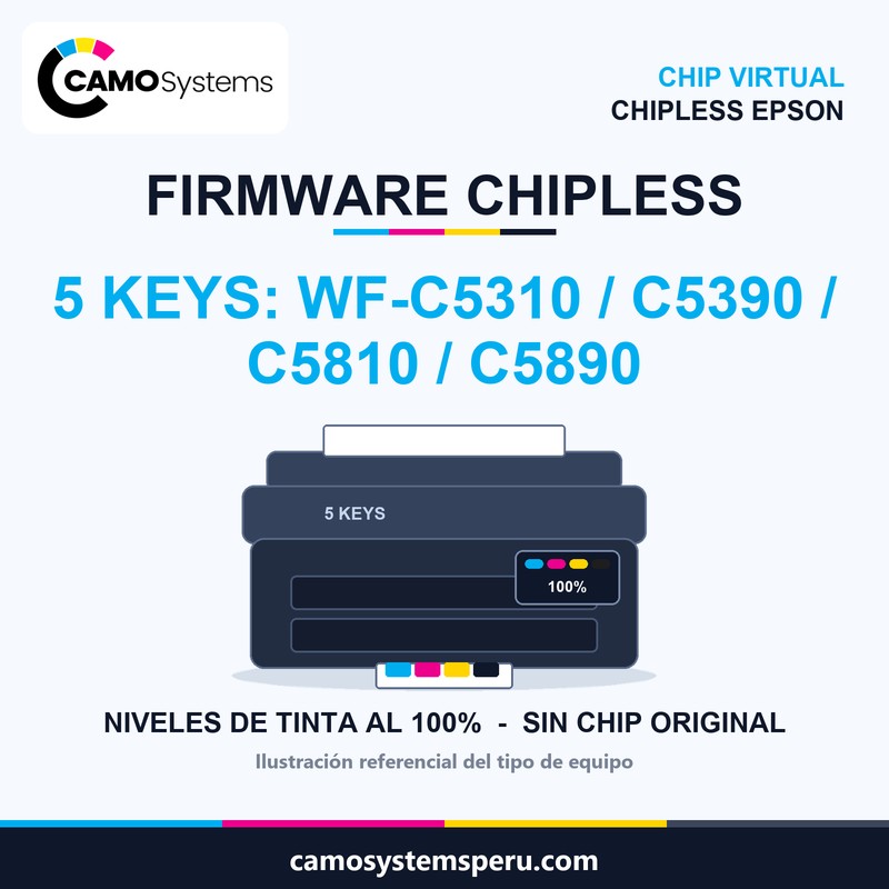 Firmware chipless Epson - Camo Systems