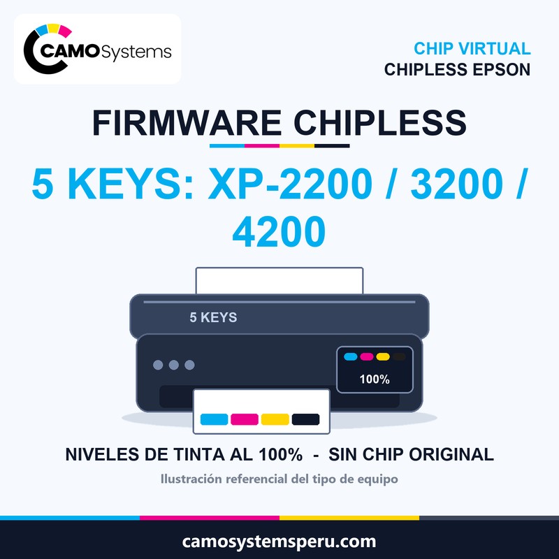 Firmware chipless Epson - Camo Systems