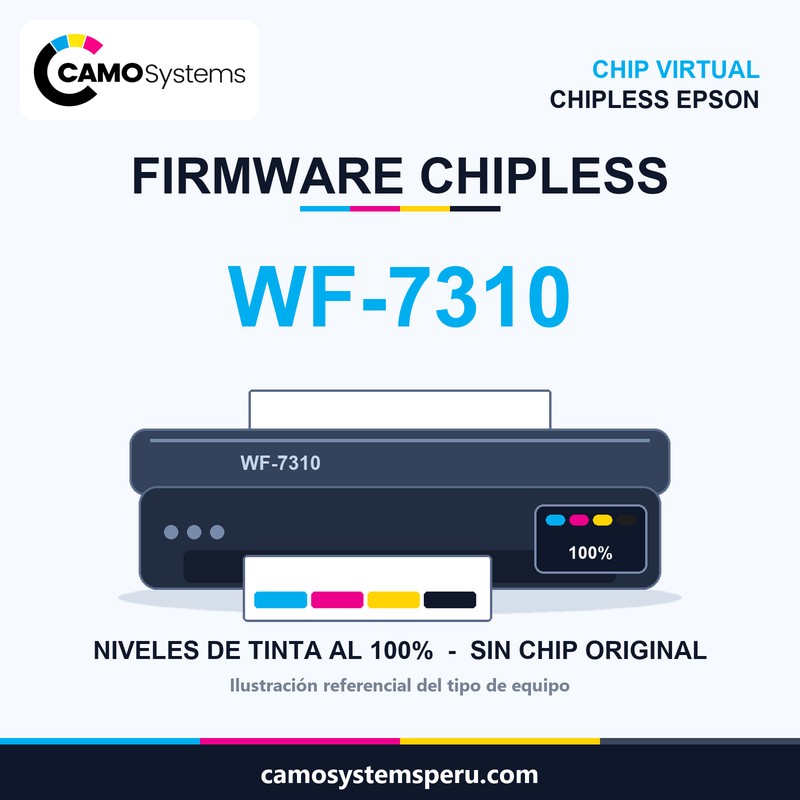 Firmware Chipless Epson WorkForce 7310