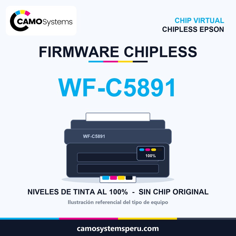 Firmware chipless Epson WorkForce Pro WF-C5891