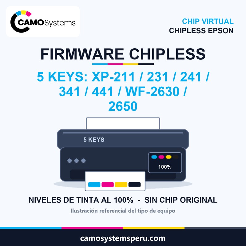 Firmware chipless Epson - Camo Systems
