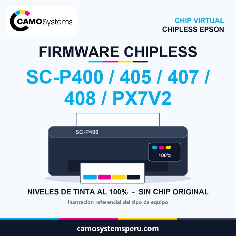 Firmware chipless Epson - Camo Systems