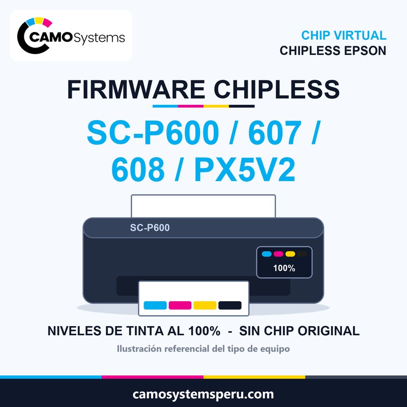 Firmware chipless Epson - Camo Systems