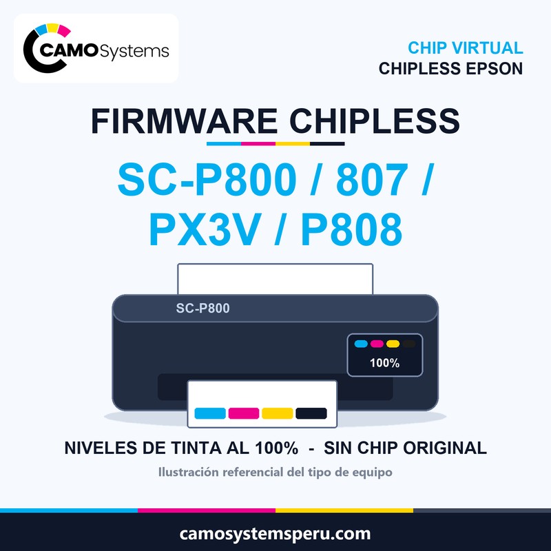 Firmware chipless Epson - Camo Systems