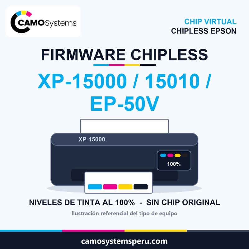 Firmware chipless Epson - Camo Systems