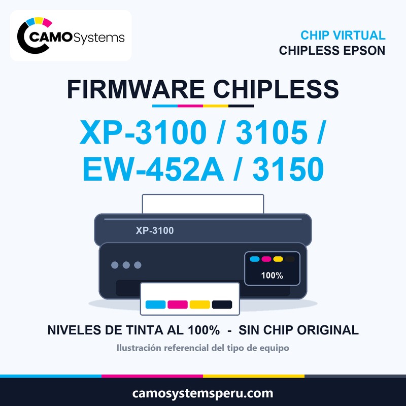 Firmware chipless Epson - Camo Systems
