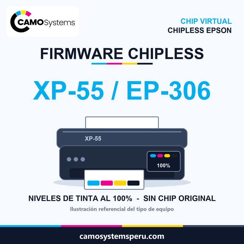 Firmware chipless Epson - Camo Systems