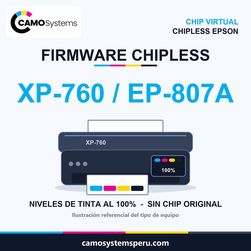 Firmware chipless Epson - Camo Systems