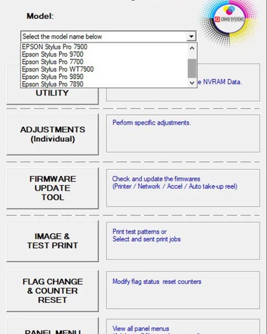 Service program Pro GS6000