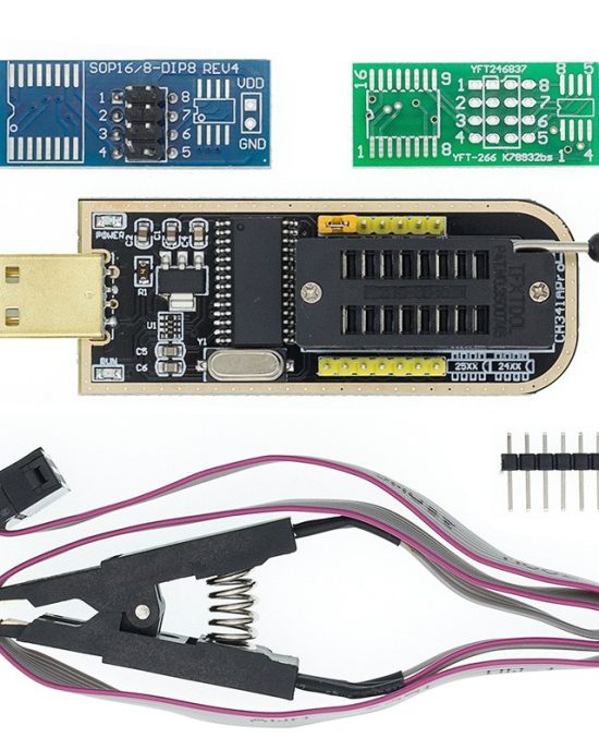 Programador Ch341a Ch341 Flash Eeprom Bios + Pinza